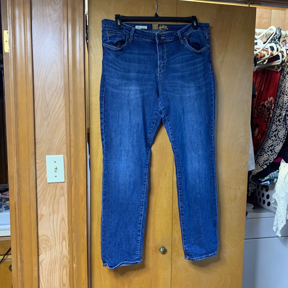 Straight leg jeans
